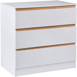 Velox Commode/Ladekast voor Baby - Verzorgingstafel - Kasten - Babykamer, Badkamer - Wit, 78 x 80 x 48 cm
