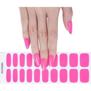 Gel Nail Wraps – Gel Nagel Wraps – Gel Nail Stickers – Gel Nagel Folie - UV lamp - Barbie Pink