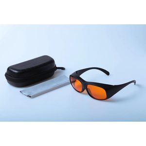 Rode Laser Veiligheidsbril Beschermende Bril Ghp 200-540nm Od5 + 266nm 355nm 515nm 532nm CE Oogbescherming Bescherming Super Sterke Bescherming