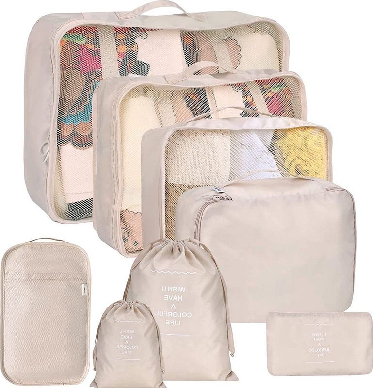 Packing Cubes Set Kleding Organizer Voor Reis Koffer Opbergzakken Voor Reiskoffer Bagage organizers