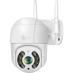 Buitencamera Wifi met App - Beveiligingscamera met Nachtzicht - IP Camera Draadloos - Inclusief 64GB SD Kaart