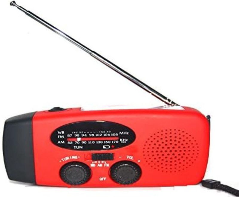 Radio Op Batterijen Voor Rampen - Radio Opwindbaar - Noodradio - Noodradio Solar Opwindbaar