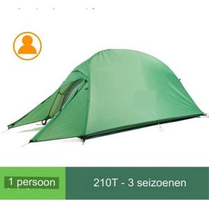 Velox Cloud Up Tent - 100% Waterdicht - Lichtgewicht - Kamperen - 1 Persoon - Groen