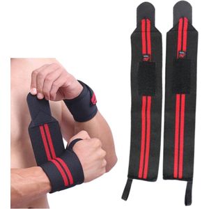 Wrist Wraps - Polsband - Polsbandage - Lifting Strap - Polsbrace - Rood