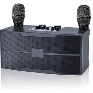 Karaoke Set Voor Volwassenen - Karaoke Set Met 2 Microfoons - Karaoke Set Draadloze Microfoon