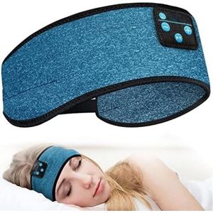 Slaapmasker Bluetooth - Slaap Koptelefoon - Hoofdband Bluetooth - Slaapband - Blauw