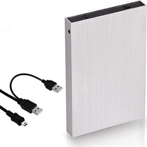 Harde schijf extern - 250 GB - Zilver