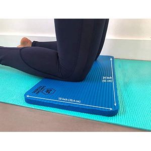 Fitness Yoga kniebeschermer kussen 15mm (0.6"") dik | Pilates kniebeschermer om verlichting te bieden aan de knieën ellebogen onderarmen en polsen | Workout Knee Pad | Kleine Yoga Knie Mat