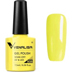 Venalisa UV Gellak Geel - 7.5 ml - Gele Gellak - Gellac Geel - Gellak Kleuren - Venalisa Gellak - Gellak Nagellak