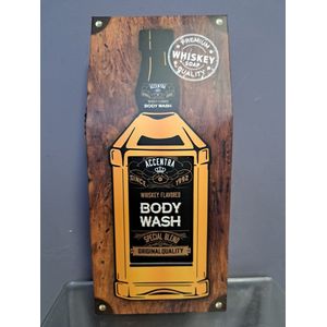 mannen geschenk body wash - whiskey- special blend -vegan - leuk geschenk - origineel pakje -vader dag - kerst - verjaardag
