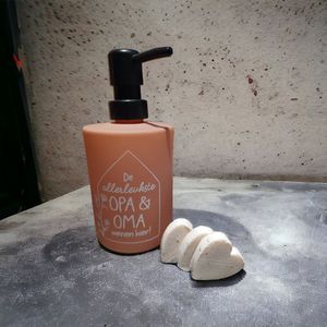 Zeeppompje-Opa-Oma-Opa&Oma-Opa en Oma-Opa en Omadag-Grootouders-Handzeep-Hervulbaar-Glazen zeeppompje-ABS-Kerstcadeau-Kerst-Sinterklaas-Decembercadeau-Vaderdag-Moederdag