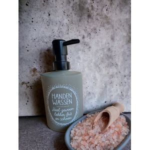Zeeppompje-Handen Wassen-Feestje voor kinderen-Goede gewoonte-Handzeep-Hervulbaar-Glazen Zeeppompje-ABS-Pomp-Saliegroen-Kerstcadeau-Kerst-Sinterklaas-Verjaardag-Nieuwe Woning-Housewarming
