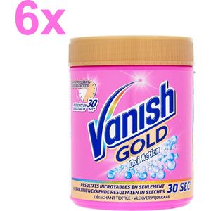 Vanish - Oxi Action - Gold Pink - Vlekverwijderaar - 6x 470g - Voordeelverpakking