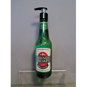 leuk geschenk mannen - handzeep - bierfles groen - grappig - kerst - vader dag - origineel kado