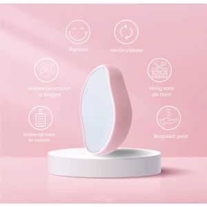 Crystal hair remover - haarverwijderaar - pijnloos ontharen - roze