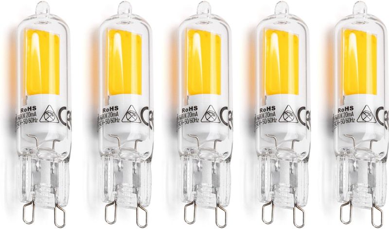 G9 Steeklampje - LED - 2.2W - Set van 5 - 250 Lumen