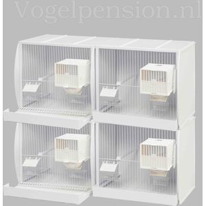 Kunststof broedkooien 4 delig - Kunststof broedkooien (eenvoudig)
