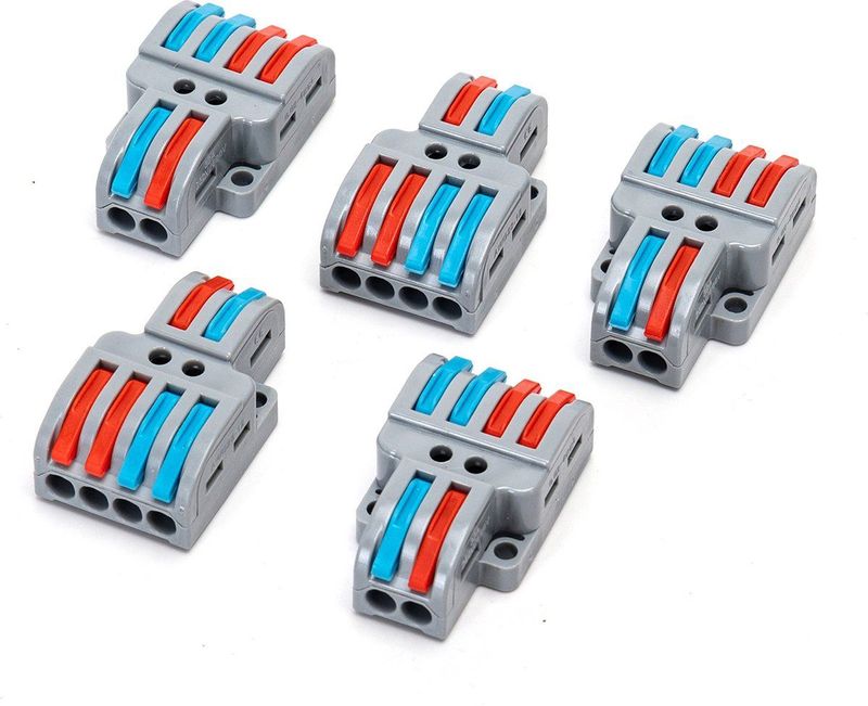 Klemset - 5 Stuks - 42-Split Verbindingsklem - Geschikt voor 0.08-4mm²