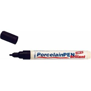 Kreul porseleinstift glans zwart 2 - 4 mm