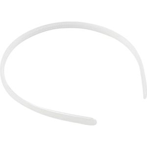 Haarband - Dunne Haarbandjes - Wit - DIY - Haarbanden Versieren Decoreren - Breedte: 8 mm - 20 stuks