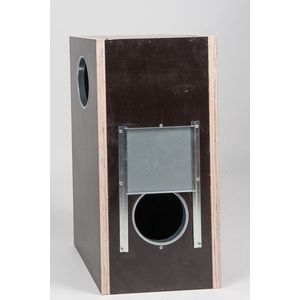 Broedblok voor de edel - Vogelhuisje - Nestkastje - Vogel Huis - Kijkluik links - Broedblokken voor papegaaien - Nestkasten / vogelhuisjes - Nesten