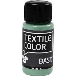 Textielverf Zeegroen – Groene Kledingverf – Stofverf – Textiel Kleurstof – Stoffenverf – Verf Voor Kleding – Textiel Verven – Kleurstof Voor Stof – DIY Kleding Verven – 50 ml - Incl. Crea Gift