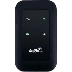 Mifi router - Draadloos WiFi - Mifi router - 4G/5G - 10 apparaten - WiFi Dongle - Wifi Buddy - Simkaart - USB - Wifi in de Auto - 150Mbps - Zwart