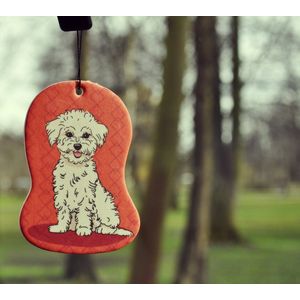 Dogs - Car Airfreshner - Maltezer - Bergamot