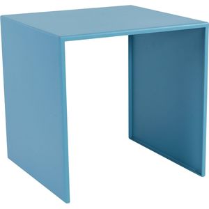 MA-RK SIDE FLOW - exclusief stalen bijzettafeltje – modern -minimalistisch - design - metaal – licht blauw
