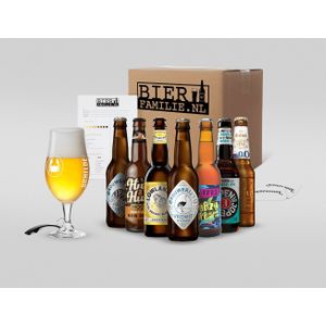 Bierpakket Alcoholvrij 8 bieren + glas