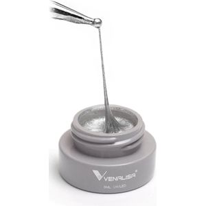 Venalisa Spider UV Gel Zilver - 5 gram - Zilveren Spider Gel - Nail Art - Spidergel - Venalisa Gellak - Gellak Nagellak