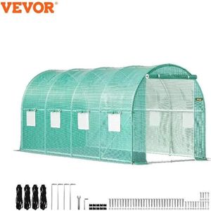 Vevor Walk-In Tunnel Kas Gegalvaniseerd Frame & Waterdichte Cover Ft Kassen & Koude Frames