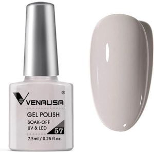 Venalisa UV Gellak Grey Nude - 7.5 ml - Gellak Grijs - Gellak Nude - Grijze Gellak - Gellak Naturel - Gellac Grijs - Gellak Beige - Gellak Kleuren - Venalisa Gellak - Gellak Nagellak
