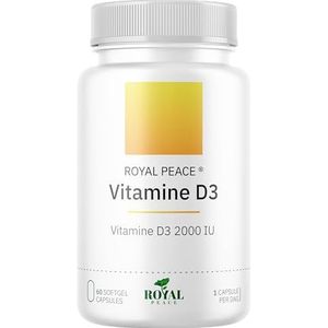 Vitamine D3 2000 IU - Softgel Capsules - Man & Vrouw