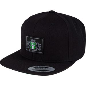 010 CASUALS ROTTERDAM SNAPBACK CAP LOGO BLACK