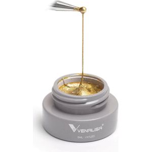 Venalisa Spider UV Gel Goud - 5 gram - Gouden Spider Gel - Nail Art - Spidergel - Venalisa Gellak - Gellak Nagellak