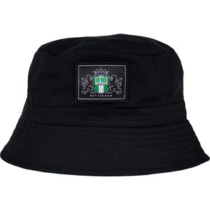 010 CASUALS ROTTERDAM BUCKET HAT LOGO black