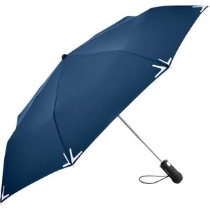 Fare LED 5471 opvouwbare paraplu met zaklamp donkerblauw windbestendig windvast stormparaplu stormbestendig stormvast extra sterk met licht flexibel frame