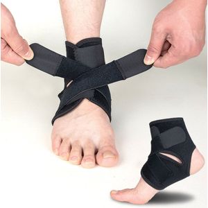 Enkelbrace - Enkel Bandage - Voet brace - Enkel Brace - Enkelsteun - Enkelondersteuning - Neopreen - Comfort fit - Zwart - Universeel