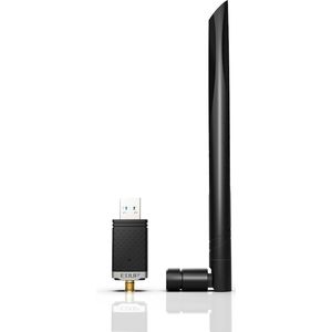 EDUP - WiFi Adapter - WiFi Dongle - 6dBi Antenne - WiFi Adapter 1300 Mbps - Dual band 2.4Ghz en 5Ghz - Mac en Windows