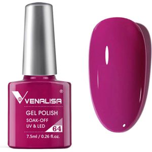Venalisa UV Gellak Magenta - 7.5 ml - Magenta Gellak - Gellak Paars - Gellak Roze - Paarse Gellak - Roze Gellak - Gellak Kleuren - Venalisa Gellak - Gellak Nagellak