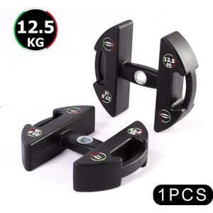 DISCUBRIO - 12.5kg - Halterschijf - Dumbbell - Kettlebell - Functionele bijl - 4 in 1 - Halterschijven