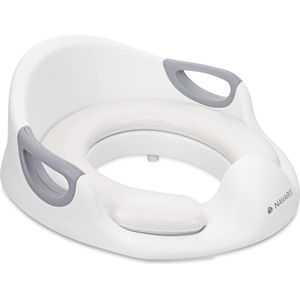 universele toiletbril voor kinderen - Kindertoiletbril - WC verkleiner - Draagbare toiletbril met handvatten - Antislip - Wit