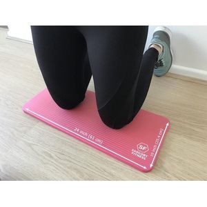 Yoga kniebeschermer kussen 15 mm (0,6 inch) dik | Pilates kniebeschermer om verlichting te bieden aan knieën ellebogen onderarmen en polsen | Workout Knee Pad