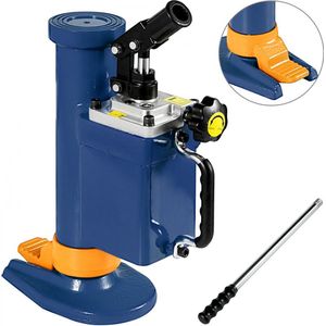 Stamp Jack Handbediende autokrik Arbeidsbesparende autolift hydraulisch 5T 11000LBS blauw