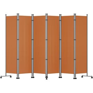 Kamerverdeler 6 Paneel Opvouwbaar Thuiskantoor Scheidingsteken 121x73 inch