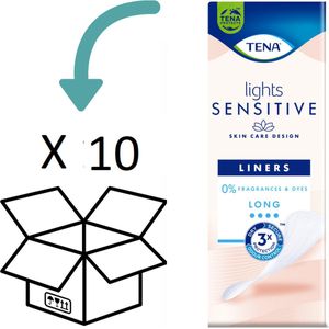 Tena Lights Sensitive Long Liner Inlegkruisjes - 200 stuks - 10 pakken