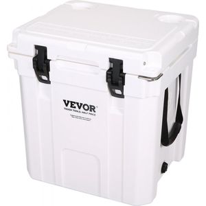 passieve koelbox ijsbox 36,34 L, geïsoleerde koelbox camping thermische box 30-35 blikjes, camping box koelkast met flesopener, isolatiekoelbox draagbaar, ijskistkoeler multifunctioneel
