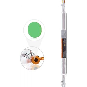 CO2-laserbuis CO2-laserbuis 40 W, professionele laserbuis 720 mm lengte CO2-laserbuis CO2-glazen laserbuis voor lasersnijden, lasermarkeren, lasergraveren en acrylsnijden etc.