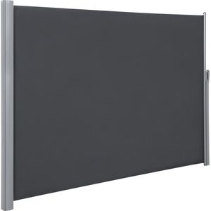 Zijluifel - Uitschuifbaar - Privacyscherm - 160 x 400 cm - Grijs